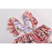 Load image into Gallery viewer, SOL CAMILA KIDS RUFFLED TRIM ONE PIECE
