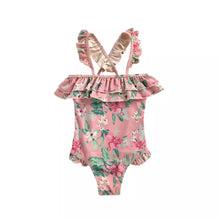 Load image into Gallery viewer, SOL CAMILA KIDS RUFFLED TRIM ONE PIECE
