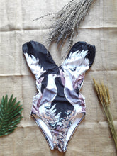 Load image into Gallery viewer, Sol Pia V neck Monokini w/ Pads
